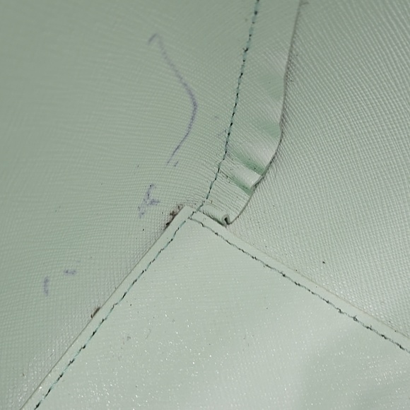 Kate Spade Light Blue Scalloped Tote - Picture 7 of 14